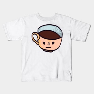 Coffee is barely keeping it together Kids T-Shirt